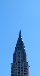 Chrysler Building on Art Deco -tyylinen pilvenpiirtäjä New Yorkissa, Manhattanin itäpuolella. 1930 valmistunut tekijältä William Van Alen