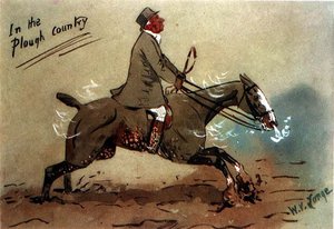 Auramaassa (akvarelli paperille) tekijältä William Verner Longe