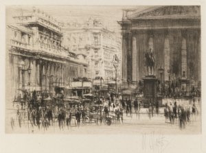 Lontoon sarja: Bank (Royal Exchange) tekijältä William Walcot