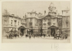 Lontoon setti: Horseguards tekijältä William Walcot