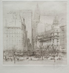 New York City: Battery Place tekijältä William Walcot