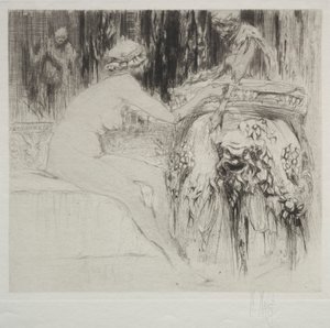 Bacchante ja nuori faun tekijältä William Walcot