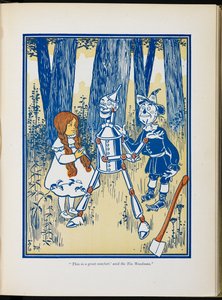 Dorothy, tinapuumies ja variksenpelätin.