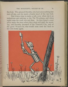 Kuvitus Lyman Frank Baumin teoksesta "Ihmeellinen Ozin velho". tekijältä William Wallace Denslow