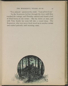 Kuvitus Lyman Frank Baumin teoksesta "Ihmeellinen Ozin velho".