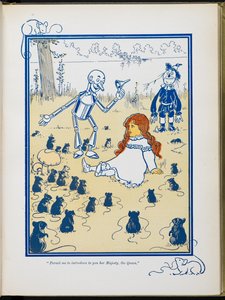 "Salli minun esitellä teille hänen majesteettinsa, kuningattaren." tekijältä William Wallace Denslow