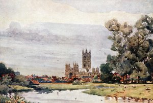 Canterbury Meadowsista (väri litho) tekijältä William Wiehe Collins