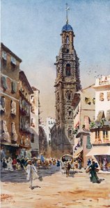 Valencia, San Pablo (väri litho) tekijältä William Wiehe Collins