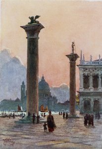 Venetsia. S. Markin leijona (väri litho) tekijältä William Wiehe Collins
