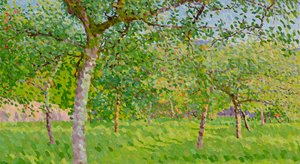 Orchard in Autumn, 2020 (öljy kankaalle) tekijältä William Wilkins