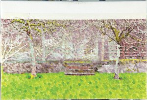 Orchard in Winter, 2014 (Öljy kankaalle) tekijältä William Wilkins