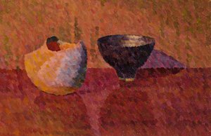 Still Life, Two Vessels, 2019 (öljy kankaalle) tekijältä William Wilkins