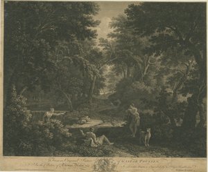 Shugborough - Metsäkohtaus: kaiverrus ja [?1600-luvun puoliväli]
