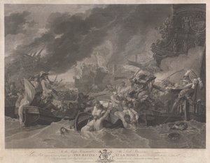 Taistelu La Hoguessa tekijältä William Woollett
