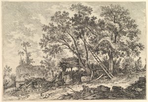 IIe. Vue de Fronville 2. Näkymä Fronvillestä, 1700-luku.
