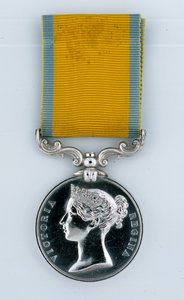 Baltian mitali 1854-55, näyte    (metalli)