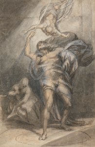 Prospero kutsuu Arielia tekijältä William Young Ottley