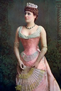 Lillie Langtry 1853-1929, englantilainen näyttelijä, 1899-1900. tekijältä William and Daniel Downey