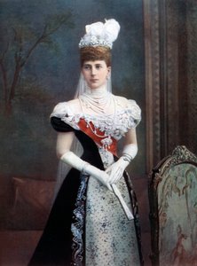 Tanskan prinsessa Alexandra, 1800-luvun loppu.
