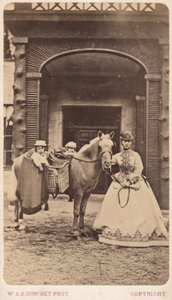 Prinsessa Alexandra prinssi Albert Victorin ja prinssi Georgen kanssa tekijältä William and Daniel Downey