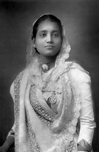 Koch Biharin keisarinna, Länsi-Bengal, Intia, 1893.