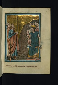 Kolmas Egyptin vitsaus - sääsket (2. Moos. 8-17) tekijältä William de Brailes