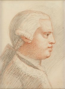 Edward Augustus, Yorkin herttua, n. 1761-1767 (liitu paperille) tekijältä William of Bath Hoare