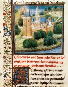 Ensimmäisen ristiretken miniatyyri, Tyroksen William (1130-1185) tekijältä William of Tyre (c.1130 85)