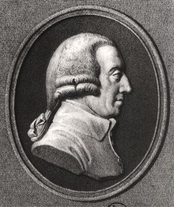 Muotokuva Adam Smithin (1723-90) medaljongista tekijältä William the Younger Holl
