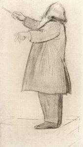 Johannes Brahms (1833-1897) saksalainen säveltäjä, kapellimestari (piirustus) tekijältä Willy von Beckerath