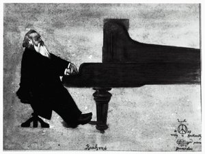 Saksalainen säveltäjä Johannes Brahms (Hamburg tekijältä Willy von Beckerath