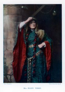 Dame Ellen Terry, englantilainen näyttelijä, 1901.