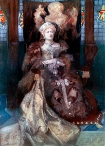 Ellen Terry elokuvassa Henry VIII, 1902.