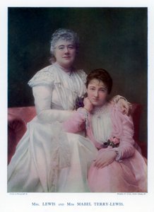 La senyora Lewis Kate Terry i la senyoreta Mabel Terry-Lewis, actrius britàniques, 1901, finlandès