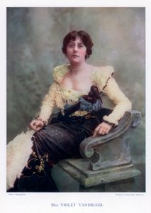 Violet Vanbrugh, englantilainen näyttelijä, 1901.