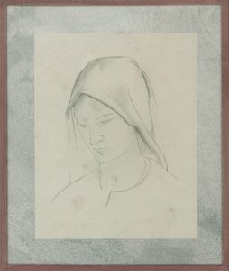Tutkimus St Martinin alttaritaululle, n. 1928 (kynä paperille)