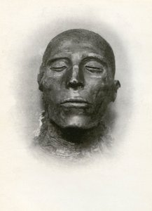 Sety I:n, 19. dynastian muinaisen Egyptin faaraon, muumion pää, n. 1279 eKr. 1926.