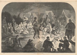 Bivouac-tuli Potomacilla; Harperilta tekijältä Winslow Homer