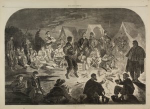 Bivouac Fire on the Potomac, Harper