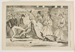 Pariisilainen tanssiainen Mabille-ravintolassa, Pariisi tekijältä Winslow Homer