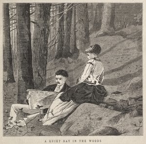 Rauhallinen päivä metsässä tekijältä Winslow Homer