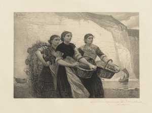 A Voice from the Cliffs, kaiverrettu James David Smillie tekijältä Winslow Homer