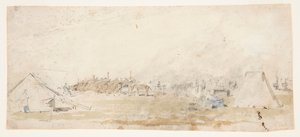 Armeijan leirintäalue tekijältä Winslow Homer