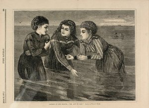 Uiminen Long Branchissa - "Voi, eikö olekin kylmää" tekijältä Winslow Homer