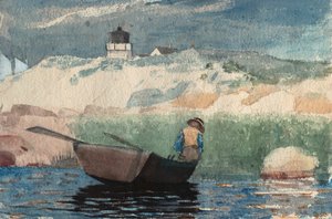 Poika veneessä, Gloucester tekijältä Winslow Homer
