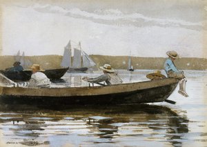 Pojat doryssa, 1873. tekijältä Winslow Homer