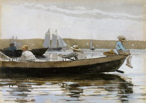 Pojat doryssa, 1873. tekijältä Winslow Homer