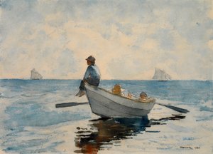 Pojat doryssa, 1880. tekijältä Winslow Homer