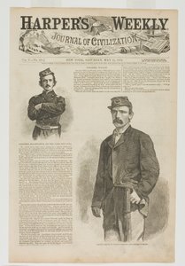 eversti Wilson Wilsonin prikaatin eversti Wilson ja eversti Ellsworthin palokunta Zouavesista. tekijältä Winslow Homer