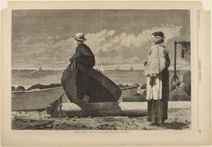 Isä tulee! tekijältä Winslow Homer